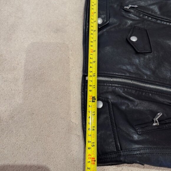 Rebecca Minkoff Leather Moto Biker Jacket - Picture 10 of 13